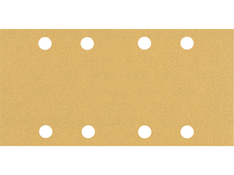 Brusni papir EXPERT Bosch z 8 luknjami za vibracijske brusilnike, Dimenzije: 93x186mm, Zrnatost: 100, 2608900874